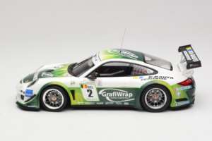 Porsche 911 997 GT3 R #2 Prospeed Competition B. Heylen / P. Lappalainen FIA GT3 2011 Minichamps 1:18 151118902 Métal Moulé — image 3 sur 6