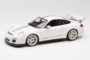 Porsche 911 997 GT3 RS 4.0 Blanc Bburago 1:18 18-11036 Métal Moulé