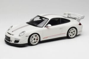 Porsche 911 997 GT3 RS 4.0 Blanc Minichamps 1:18 155062221 Métal Moulé