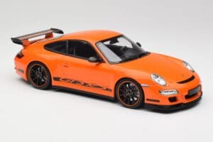 Porsche 911 997 GT3 RS Orange Minichamps 1:18 155062122 Métal Moulé — image 4 sur 6