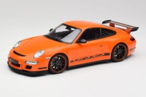 Porsche 911 997 GT3 RS Orange Minichamps 1:18 155062122 Métal Moulé