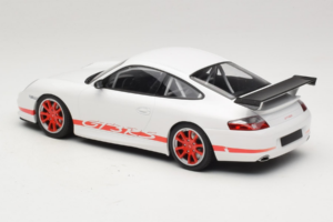 Porsche 911 996 GT3 RS Blanc Bande Rouge Minichamps 1:18 155062020 Métal Moulé — image 5 sur 6