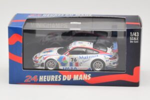 Porsche 911 997 GT3 RSR #76 IMSA Performance Matmut R. Narac / R. Lietz / P. Long 24 Hours of Le Mans 2008 Minichamps 1:43 40 — image 4 sur 4