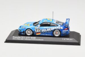 Porsche 911 997 GT3 RSR #77 Felbermayr-Proton Davidson / Henzler 24 Hours of Le Mans 2008 Minichamps 1:43 400087877 Métal Mou