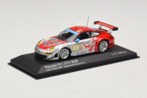 Porsche 911 997 GT3 RSR #80 J. Bergmeister / S. Neiman / D. Law 24 Hours of Le Mans 2009 Minichamps 1:43 400096980 Métal Moul — image 2 sur 4