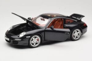 Porsche 911 997 Targa Noir Norev 1:18 187506 Métal Moulé — image 2 sur 8
