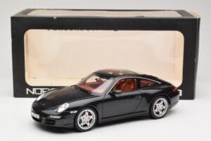 Porsche 911 997 Targa Noir Norev 1:18 187506 Métal Moulé — image 8 sur 8