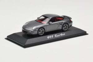 Porsche 911 997 Turbo Anthracite Grey Minichamps 1:43 WAP0200010A Métal Moulé — image 2 sur 4