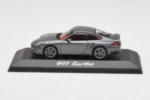 Porsche 911 997 Turbo Anthracite Grey Minichamps 1:43 WAP0200010A Métal Moulé