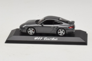 Porsche 911 997 Turbo Grey Metallic Minichamps 1:43 WAP02013016 Métal Moulé