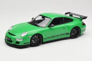 Porsche 911 997.1 GT3 RS Vert Minichamps 1:18 155062124 Métal Moulé