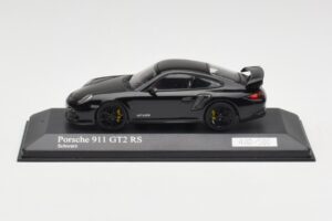 Porsche 911 997.2 GT2 RS Noir avec Jantes Noires Minichamps 1:43 400069404 Métal Moulé