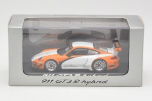 Porsche 911 GT3 R Hybrid 997.2 Presentation White Orange Minichamps 1:43 WAP0201170B Métal Moulé — image 4 sur 4
