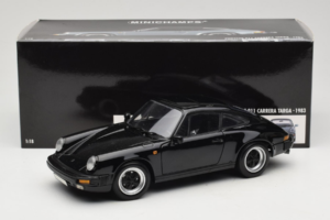 Porsche 911 Carrera 3.2 Noir Minichamps 1:18 100063060-R1 Métal Moulé — image 8 sur 8