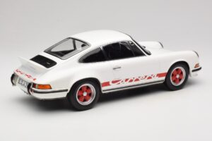 Porsche 911 Carrera RS 2.7 Grand Prix White With Red Norev 1:12 127514 Métal Moulé — image 2 sur 6