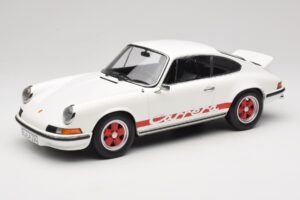 Porsche 911 Carrera RS 2.7 Grand Prix White With Red Norev 1:12 127514 Métal Moulé