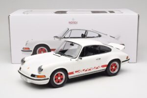 Porsche 911 Carrera RS 2.7 Grand Prix White With Red Norev 1:12 127514 Métal Moulé — image 6 sur 6