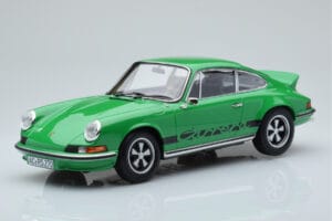 Porsche 911 Carrera RS 2.7 Vert Norev 1:18 187680 Métal Moulé