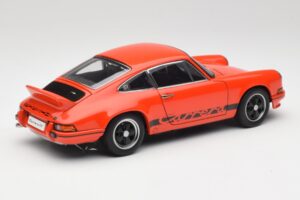 Porsche 911 Carrera RS 2.7 Orange & Bandes Noires AUTOart 1:18 78054 Métal Moulé — image 3 sur 8