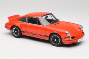 Porsche 911 Carrera RS 2.7 Orange & Bandes Noires AUTOart 1:18 78054 Métal Moulé — image 6 sur 8