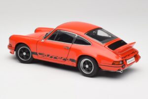 Porsche 911 Carrera RS 2.7 Orange & Bandes Noires AUTOart 1:18 78054 Métal Moulé — image 7 sur 8