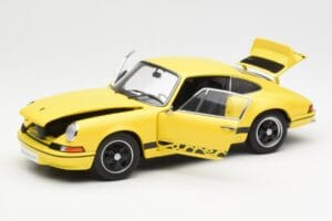 Porsche 911 Carrera RS 2.7 Jaune AUTOart 1:18 78053 Métal Moulé — image 2 sur 8