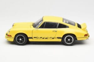 Porsche 911 Carrera RS 2.7 Jaune AUTOart 1:18 78053 Métal Moulé — image 4 sur 8