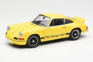Porsche 911 Carrera RS 2.7 Jaune AUTOart 1:18 78053 Métal Moulé