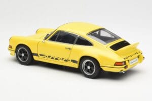 Porsche 911 Carrera RS 2.7 Jaune AUTOart 1:18 78053 Métal Moulé — image 7 sur 8