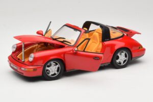 Porsche 911 Carrera Targa Rouge Anson 1:18 3054 Métal Moulé — image 2 sur 8