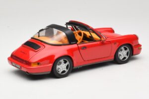 Porsche 911 Carrera Targa Rouge Anson 1:18 3054 Métal Moulé — image 3 sur 8