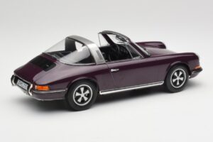 Porsche 911 E Targa Violet Norev 1:18 187644 Métal Moulé — image 3 sur 7