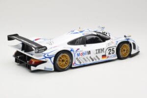 Porsche 911 GT1 #25 Porsche AG U. Alzen / J. Muller / B. Wollek 24 Hours of Le Mans 1998 Maisto 1:18 56052 Métal Moulé — image 3 sur 8