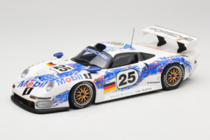 Porsche 911 GT1 #25 H. Stuck / T. Boutsen / B. Wollek 24 Hours of Le Mans 1996 UT Models 1:18 180966625 Métal Moulé