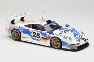 Porsche 911 GT1 #25 H. Stuck / T. Boutsen / B. Wollek 24 Hours of Le Mans 1996 UT Models 1:18 180966625 Métal Moulé — image 6 sur 8