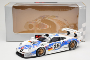 Porsche 911 GT1 #26 K. Wendlinger / Goody / Y. Dalmas 24 Hours of Le Mans 1996 UT Models 1:18 180966626 Métal Moulé — image 8 sur 8