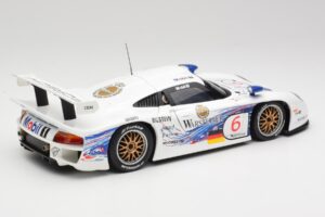 Porsche 911 GT1 #6 T. Boutsen / H-J. Stuck 1997 UT Models 1:18 39720 Métal Moulé — image 3 sur 8
