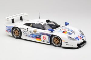 Porsche 911 GT1 #6 T. Boutsen / H-J. Stuck 1997 UT Models 1:18 39720 Métal Moulé — image 6 sur 8