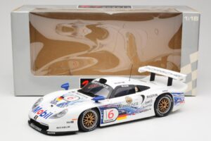 Porsche 911 GT1 #6 T. Boutsen / H-J. Stuck 1997 UT Models 1:18 39720 Métal Moulé — image 8 sur 8