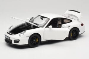 Porsche 911 GT2 997.1 Blanc Norev 1:18 187572 Métal Moulé — image 2 sur 8