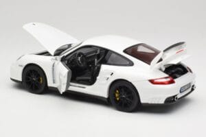 Porsche 911 GT2 997.1 Blanc Norev 1:18 187572 Métal Moulé — image 5 sur 8