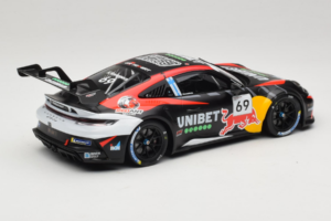 Porsche 911 GT3 Cup 992 #69 K. Rovanpera Zolder GP 2024 IXO 1:18 18RMC226 Métal Moulé — image 2 sur 6
