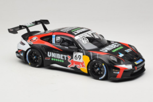 Porsche 911 GT3 Cup 992 #69 K. Rovanpera Zolder GP 2024 IXO 1:18 18RMC226 Métal Moulé — image 4 sur 6