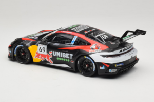 Porsche 911 GT3 Cup 992 #69 K. Rovanpera Zolder GP 2024 IXO 1:18 18RMC226 Métal Moulé — image 5 sur 6