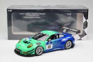 Porsche 911 GT3 R #44 Falken Motorsport W. Henzler / P. Dumbreck NBR 2016 Minichamps 1:18 155166044 Métal Moulé — image 6 sur 6