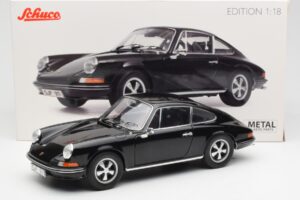 Porsche 911 S Noir Schuco 1:18 450047200 Métal Moulé — image 8 sur 8