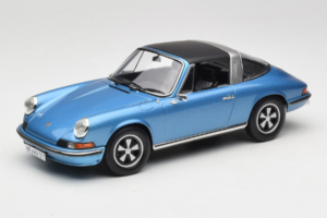 Porsche 911 S Targa Blue Metallic Norev 1:18 187646 Métal Moulé — image 2 sur 8