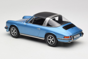 Porsche 911 S Targa Blue Metallic Norev 1:18 187646 Métal Moulé — image 7 sur 8