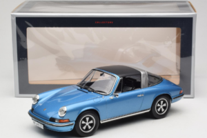 Porsche 911 S Targa Blue Metallic Norev 1:18 187646 Métal Moulé — image 8 sur 8