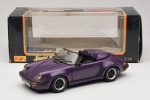 Porsche 911 3.2 Speedster Violet Maisto 1:18 50248 Métal Moulé — image 8 sur 8